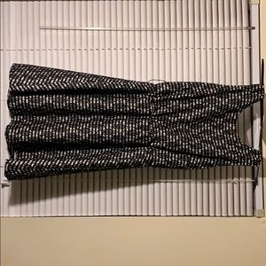 Black and white striped dress🙂